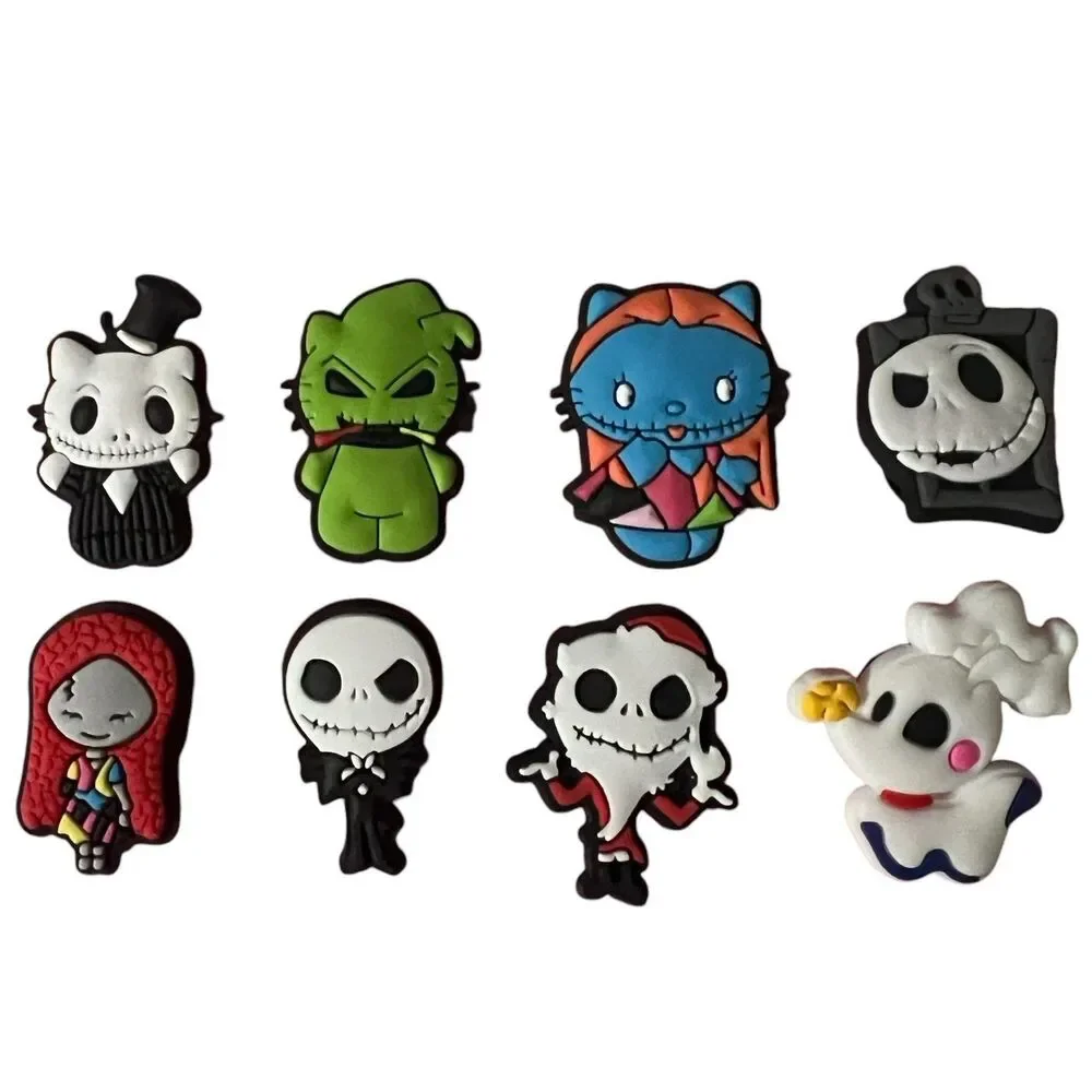Nightmare Before Christmas Jack Skellington Hello Kitty Shoe Charms